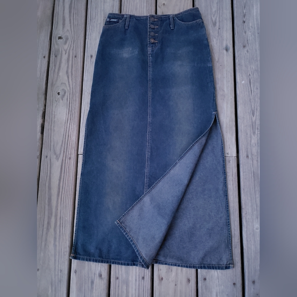 Y2K 90s Squeeze Maxi Skirt!!!! - Picture 2 of 9